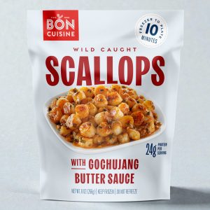 Wild Caught Scallops with Gochujang Butter Sauce