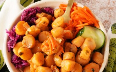 Gochujang Scallop Rice Bowls