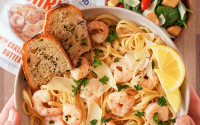 Garlic Parmesan Shrimp Scampi